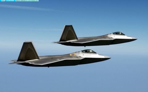资料图:美军F-22战斗机 资料图:美军F-22战斗机