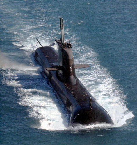 资料图:“柯林斯”级潜艇 资料图:“柯林斯”级潜艇