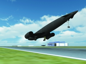 “云霄塔”空天飞机可在普通飞机跑道起飞。 “云霄塔”空天飞机可在普通飞机跑道起飞。