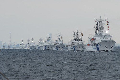 日本海上保安厅的大型巡逻舰(资料图) 日本海上保安厅的大型巡逻舰(资料图)