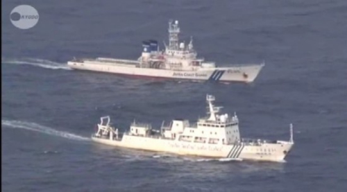 中国公务船在钓鱼岛海域巡航执法 中国公务船在钓鱼岛海域巡航执法