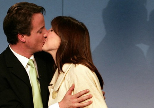 英国首相卡梅伦与妻子萨曼塔 英国首相卡梅伦与妻子萨曼塔