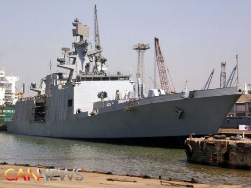 资料图：印度海军希瓦利克级护卫舰