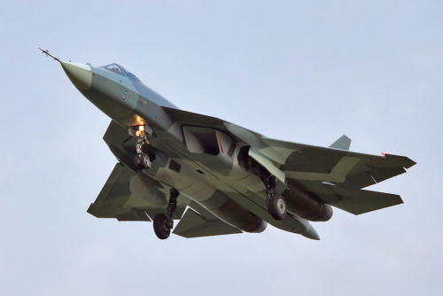 资料图:俄罗斯T-50战斗机 资料图:俄罗斯T-50战斗机