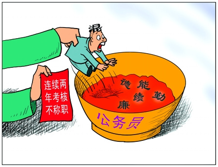公务员连续两年考核不称职将被辞退 公务员连续两年考核不称职将被辞退