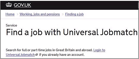 Universal Jobmatch网站截屏 Universal Jobmatch网站截屏