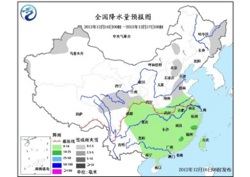 全国降水量预报图 全国降水量预报图