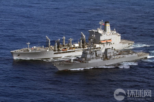 10��18�գ�������������USS Mustin (DDG 89)���й����������У��������˺��ϲ�����������������ִ����̫ƽ�������Ѳ������
