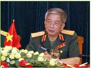 图为越南国防部副部长阮志咏 图为越南国防部副部长阮志咏