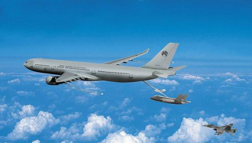 空客A330MRTT空中加油机想象图。 空客A330MRTT空中加油机想象图。
