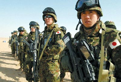 日本自卫队士兵(资料图) 日本自卫队士兵(资料图)