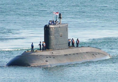 资料图:印度装备的“基洛”级潜艇 资料图:印度装备的“基洛”级潜艇