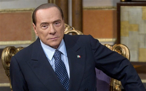 资料图:意大利前总理贝卢斯科尼 资料图:意大利前总理贝卢斯科尼