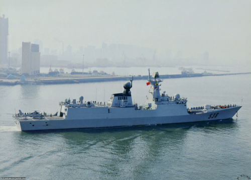资料图:中国054A型护卫舰 资料图:中国054A型护卫舰