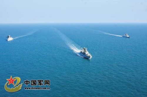 北海舰队编队出岛链远海训练 北海舰队编队出岛链远海训练