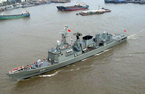 中国出口泰国的“纳莱颂恩”级护卫舰装备了部分美制武器 中国出口泰国的“纳莱颂恩”级护卫舰装备了部分美制武器
