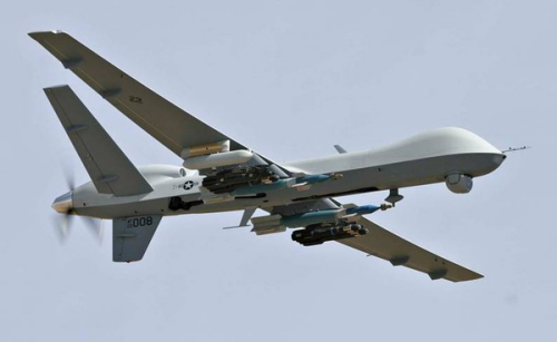 资料图:全副武装的MQ-9“死神” 资料图:全副武装的MQ-9“死神”
