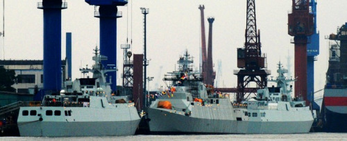 中国海军正在批量建造056护卫舰 中国海军正在批量建造056护卫舰