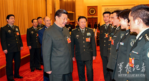 习近平接见刘洋等8名基层人大代表 习近平接见刘洋等8名基层人大代表