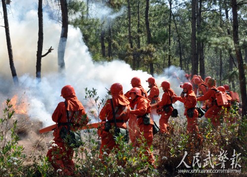 野外化实战化锤炼新战士。图片来源:人民武警报 野外化实战化锤炼新战士。图片来源:人民武警报