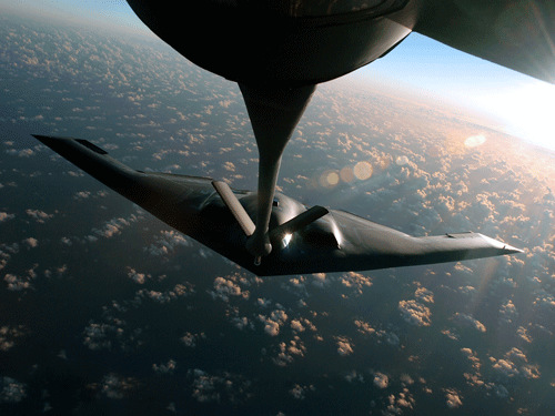B-2隐形轰炸机(资料图) B-2隐形轰炸机(资料图)