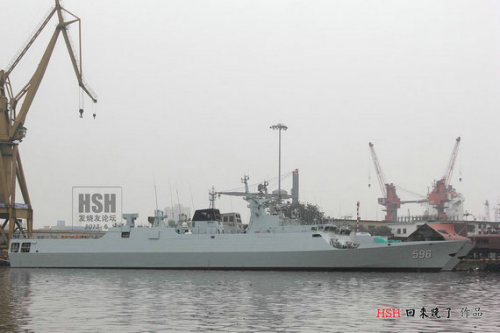 中国海军即将服役的056型护卫舰 中国海军即将服役的056型护卫舰