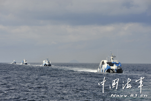 中国022型隐形导弹艇编队 中国022型隐形导弹艇编队