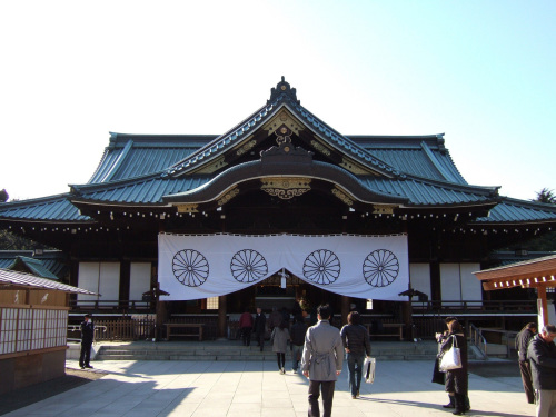 位于日本东京都九段北的靖国神社 位于日本东京都九段北的靖国神社
