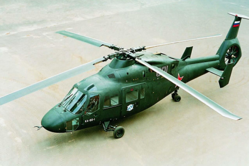 被戏称"海豚斯基"的俄罗斯卡-60直升机,卡-62是其改进型