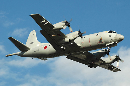 日本装备P-3C反潜巡逻机 日本装备P-3C反潜巡逻机