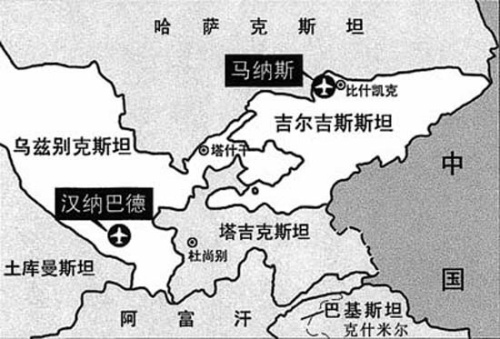 美军驻扎中亚的重要空军基地 美军驻扎中亚的重要空军基地