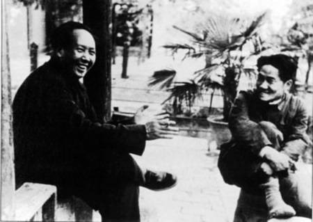 毛泽东与毛岸英在一起 毛泽东与毛岸英在一起