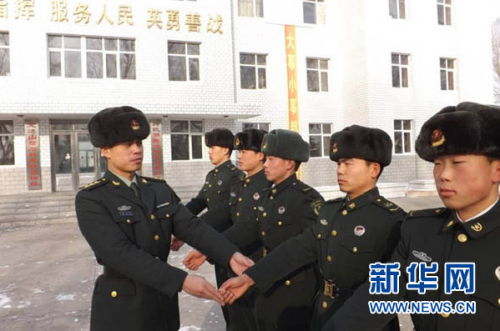 �ڴ������ҵ��������ΰ˧ָ��սʿ���ж���ѵ��