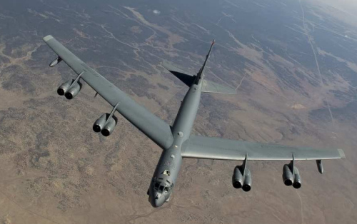 美国空军B-52H战略轰炸机 美国空军B-52H战略轰炸机