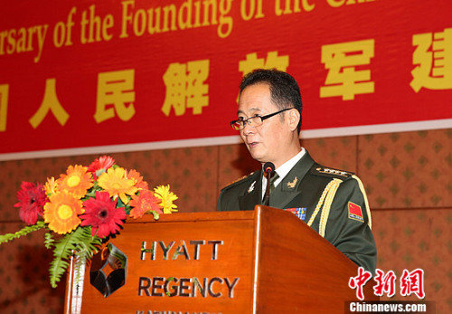 中国驻尼泊尔大使馆举行建军86周年招待会2