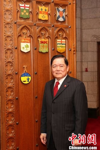图为加拿大联邦参议员胡子修 图为加拿大联邦参议员胡子修