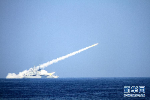 中国上百艘战舰黄海练兵齐射导弹饱和攻击(组图) 中国上百艘战舰黄海练兵齐射导弹饱和攻击(组图)