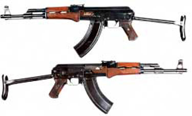  4��ǹ��Ϊ�ս��������Ƶģ���ṹ�ص���۵�ʽ����ǹ������3��ǹ(��е��������)һ����