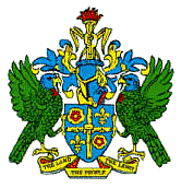 圣卢西亚国徽 圣卢西亚国徽