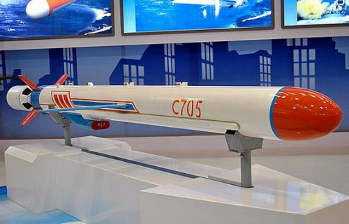 资料图:中国C705外贸反舰导弹 资料图:中国C705外贸反舰导弹