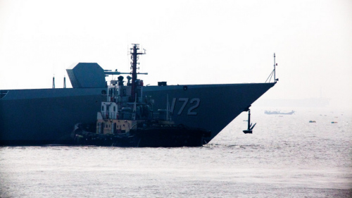 中国海军新服役052D级大驱昆明舰出海(组图) 中国海军新服役052D级大驱昆明舰出海(组图)
