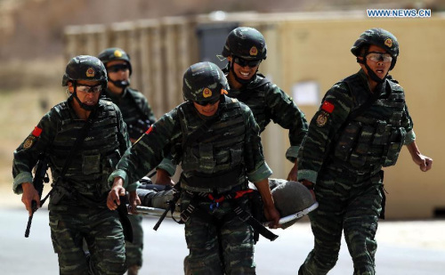 中国武警三支特战队约旦比武 勇夺冠亚军(组图) 中国武警三支特战队约旦比武 勇夺冠亚军(组图)