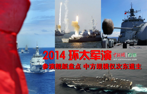 环太参演舰艇盘点 中方规模仅次于东道主(组图) 环太参演舰艇盘点 中方规模仅次于东道主(组图)