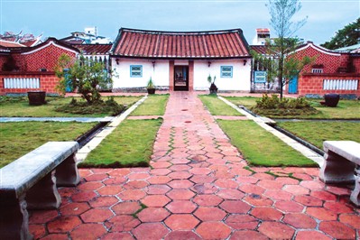 雾峰林家宫保第庭院。图自《人民日报海外版》 雾峰林家宫保第庭院。图自《人民日报海外版》