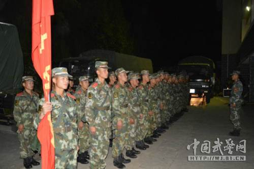 武警8750部队248名官兵火速驰援景谷地震灾区