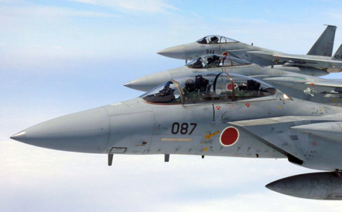 日本航空自卫队F-15战机(资料图) 日本航空自卫队F-15战机(资料图)