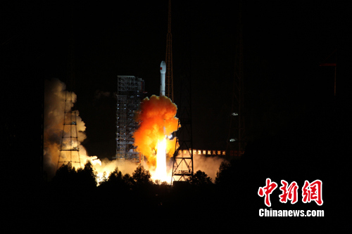 中国探月工程三期再入返回飞行试验器发射成功 中国探月工程三期再入返回飞行试验器发射成功