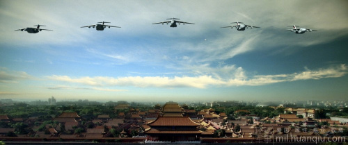 运20官方震撼宣传片:5机编队飞越紫禁城(组图) 运20官方震撼宣传片:5机编队飞越紫禁城(组图)