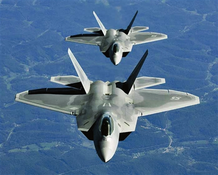 资料图:F-22战斗机 资料图:F-22战斗机