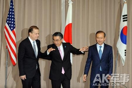 美日韩将签订情报共享备忘录。(资料图) 美日韩将签订情报共享备忘录。(资料图)